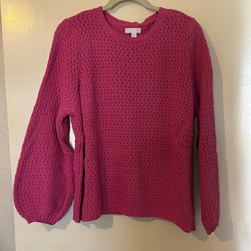 Hot pink sweater